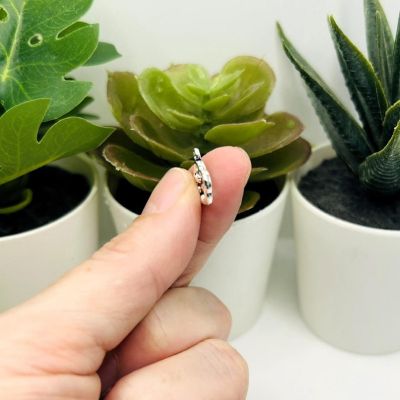 50 Pcs Silver Cloud Charms Image 3