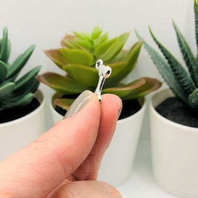 50 Pcs Silver Dog Bone 3D Charms Image 2