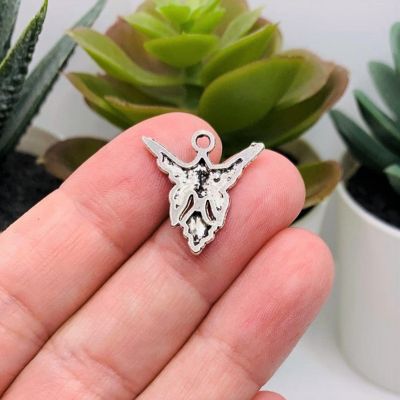50 Pcs Silver Fairy Charms Image 2