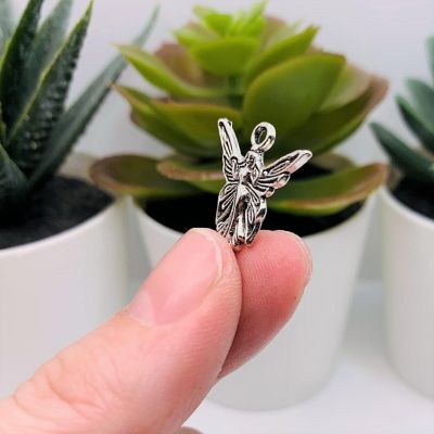 50 Pcs Silver Fairy Charms Image 3