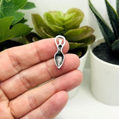 50 Pcs Silver Goddess Charms Image 2