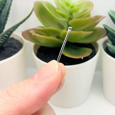 50 Pcs Silver Minimalist Bar Connectors Image 2