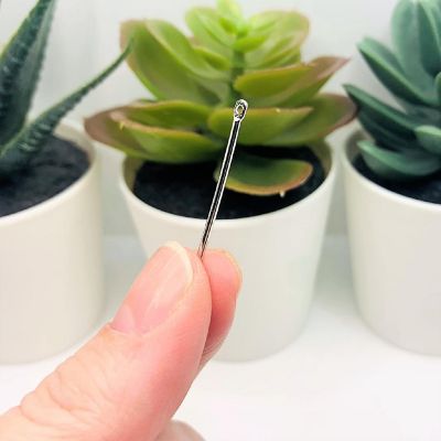 50 Pcs Silver Minimalist Bar Connectors Image 2