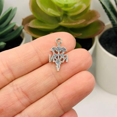 50 Pcs Silver RN with Caduceus Charms Image 2