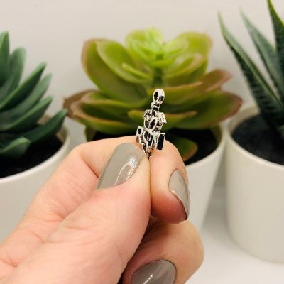 50 Pcs Silver RN with Caduceus Charms Image 3