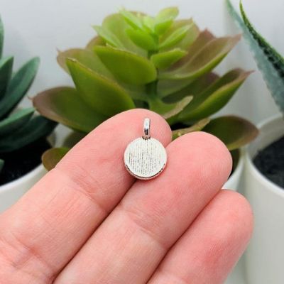 50 Pcs Small Silver Scroll Charms Image 2
