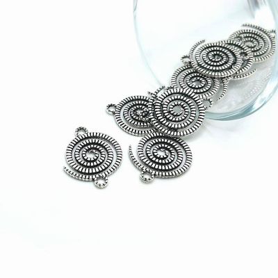 50 Pcs Spiral Galaxy Connector Charms Image 1