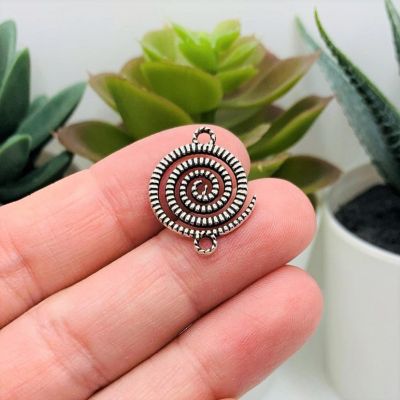 50 Pcs Spiral Galaxy Connector Charms Image 1