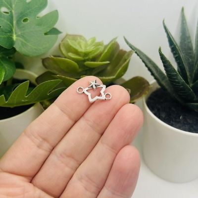 50 Pcs Star Connector Charms Image 1