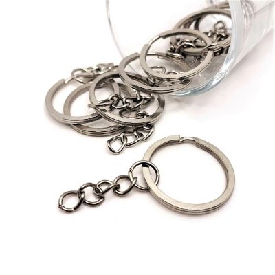 50 Pcs Steel Key Chain Starter Rings Image 1