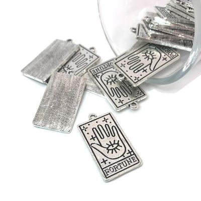 50 Pcs The Fortune Tarot Card Charms Image 1