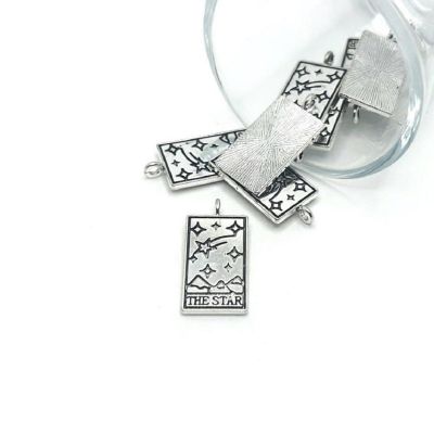 50 Pcs The Star Tarot Card Charms Image 1
