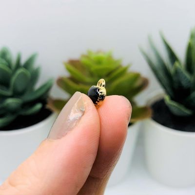 50 Pcs Tiny Black Heart Charms Image 3