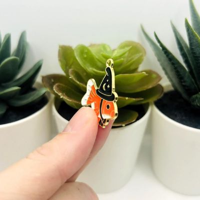 50 Pcs Witch Fish Halloween Charms Image 3