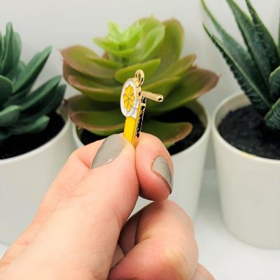 50 Pcs Yellow Enamel Lemonade Charms Image 3