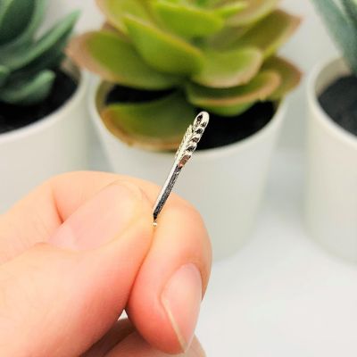 50 Pieces Small Silver Arrow Charms Image 3
