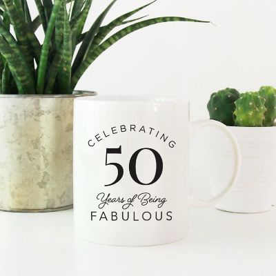 50 Years Awesome Ceramic Mug Image 1