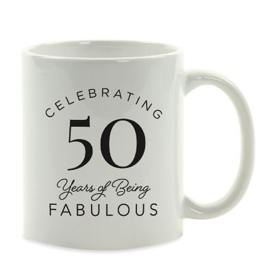 50 Years Awesome Ceramic Mug Image 2
