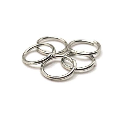 500 Pcs 10mm Antique Silver Jump Ring Image 1