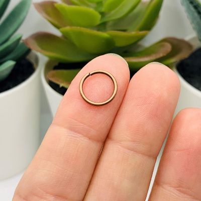 500 Pcs 10mm Copper Jump Rings Image 1