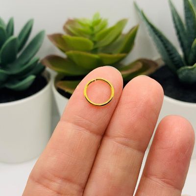 500 Pcs 10mm Gold Jump Rings Image 1