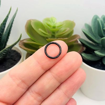 500 Pcs 12mm Black Jump Rings Image 1
