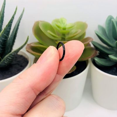 500 Pcs 12mm Black Jump Rings Image 2
