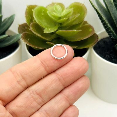 500 Pcs 12mm Silver Jump Rings Image 1
