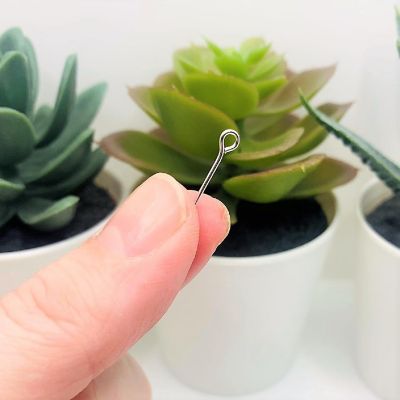 500 Pcs 18 mm Silver Eye Pins Image 2