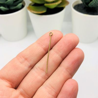 500 Pcs 35 mm Bronze Eye pins Image 1