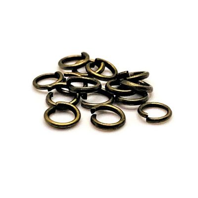 500 Pcs 4mm Bronze Open Jump Rings Image 1
