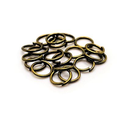 500 Pcs 6mm Bronze Open Jump Rings Image 2