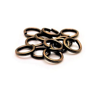 500 Pcs 6mm Copper Open Jump Rings Image 1