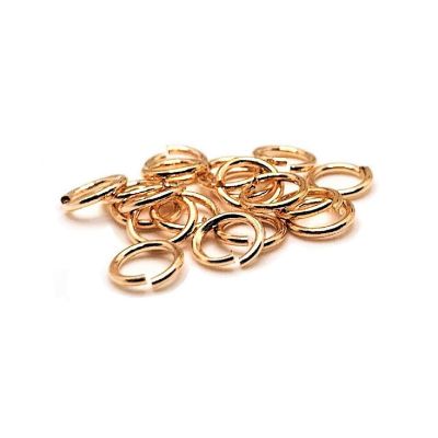 500 Pcs 6mm Rose Gold Open Jump Rings Image 1
