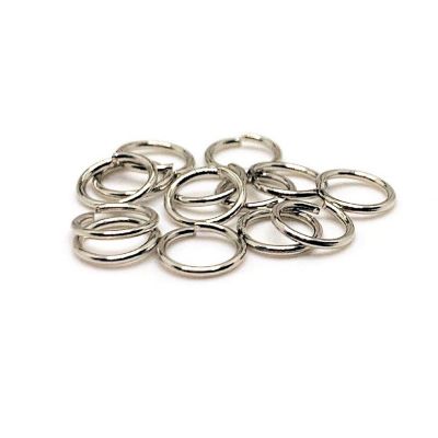 500 Pcs 6mm Silver Open Jump Rings Image 1