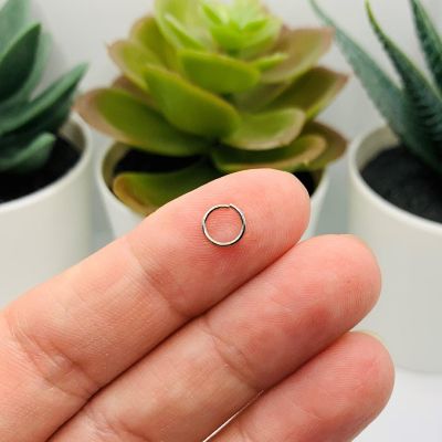 500 Pcs 6mm Silver Open Jump Rings Image 1