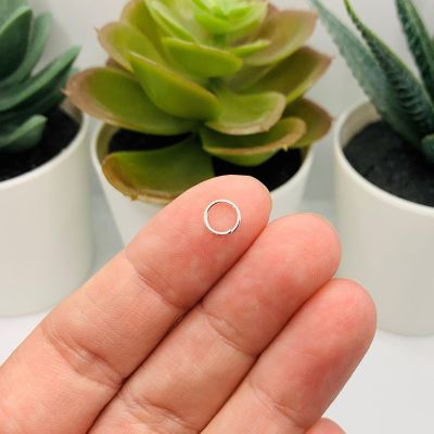 500 Pcs 6mm Silver Plated Open Jump Ring Image 1