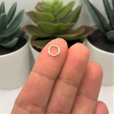 500 Pcs 7mm Silver Jump Rings Image 1