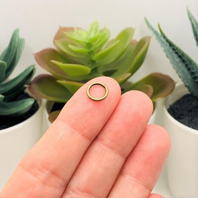 500 Pcs 8mm Bronze Jump Rings Image 1