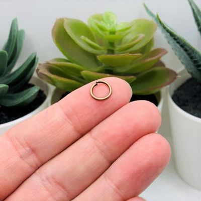 500 Pcs 8mm Copper Jump Rings Image 1