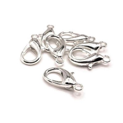 500 Pcs 8x16mm Silver Lobster Clasps Image 2