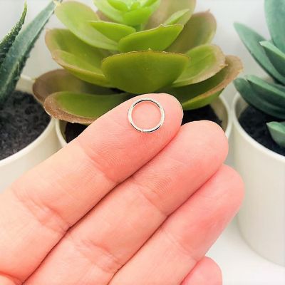 500 Pcs 9 mm Silver Open Jump Rings Image 1