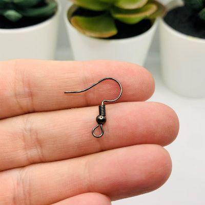 500 Pcs Bronze Fish Hook Earring Wires Image 1