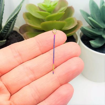 500 Pcs Rainbow Eye Pins Image 1