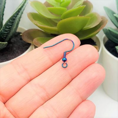 500 Pcs Rainbow Fish Hook Earring Wires Image 1