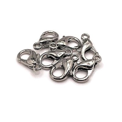 500 Pcs Silver Lobster Claw Clasps Image 1