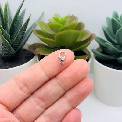 500 Pcs Silver Lobster Claw Clasps Image 1