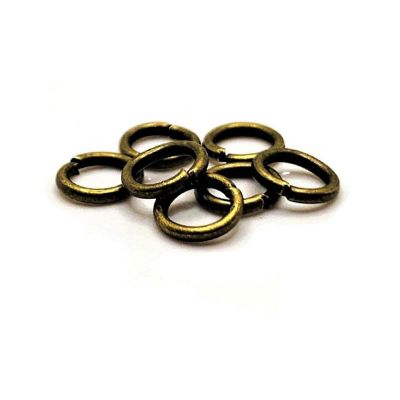 500 Pieces 6mm Bronze Jump Rings Image 2