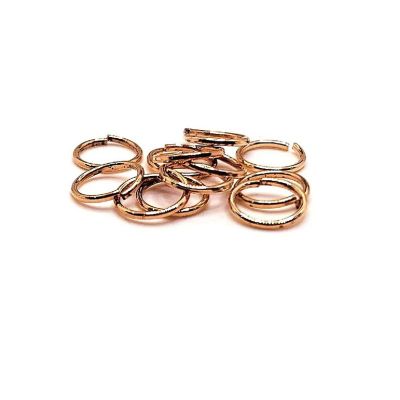 500 Pieces 7mm Rose Gold Jump Rings Image 1