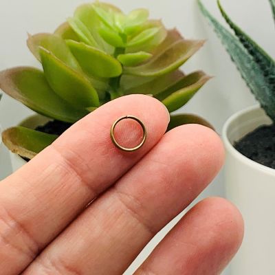 500 Pieces 8mm Bronze Split Jump Rings Image 1